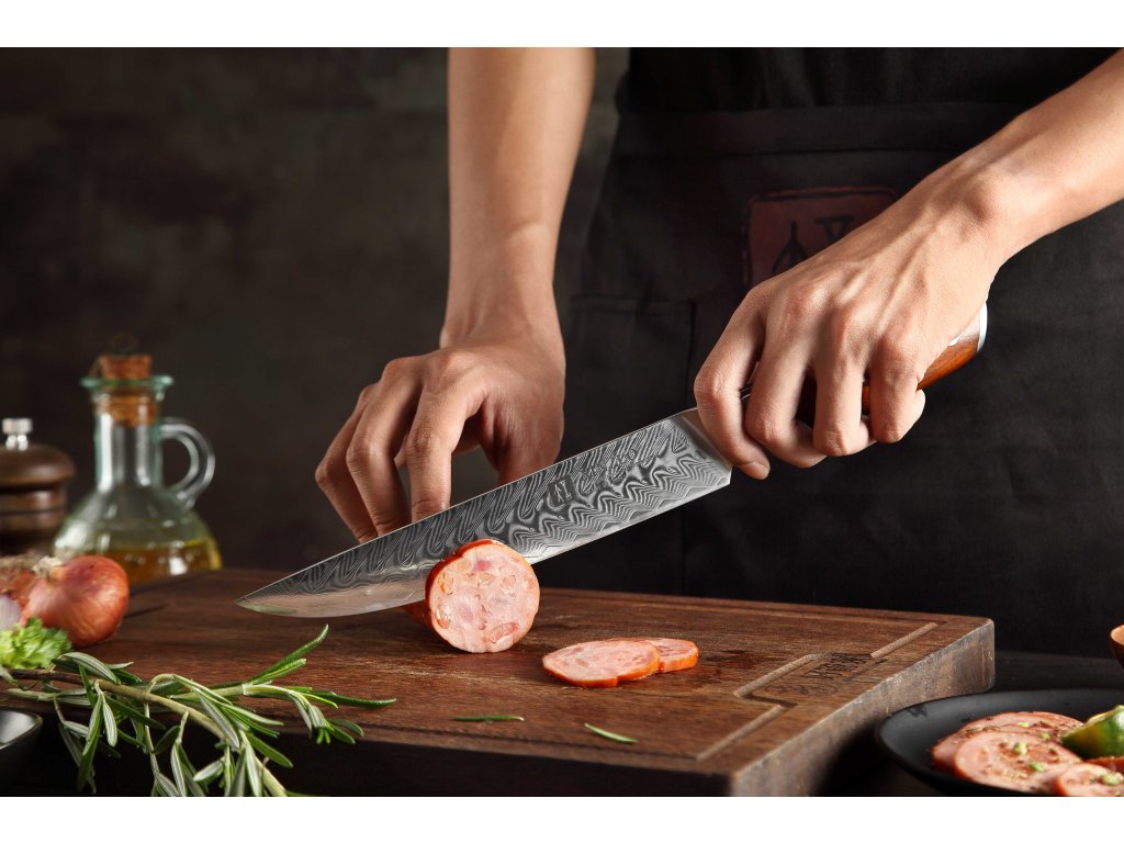 Schneiden mit dem Fleischmesser XinZuo Yi B27