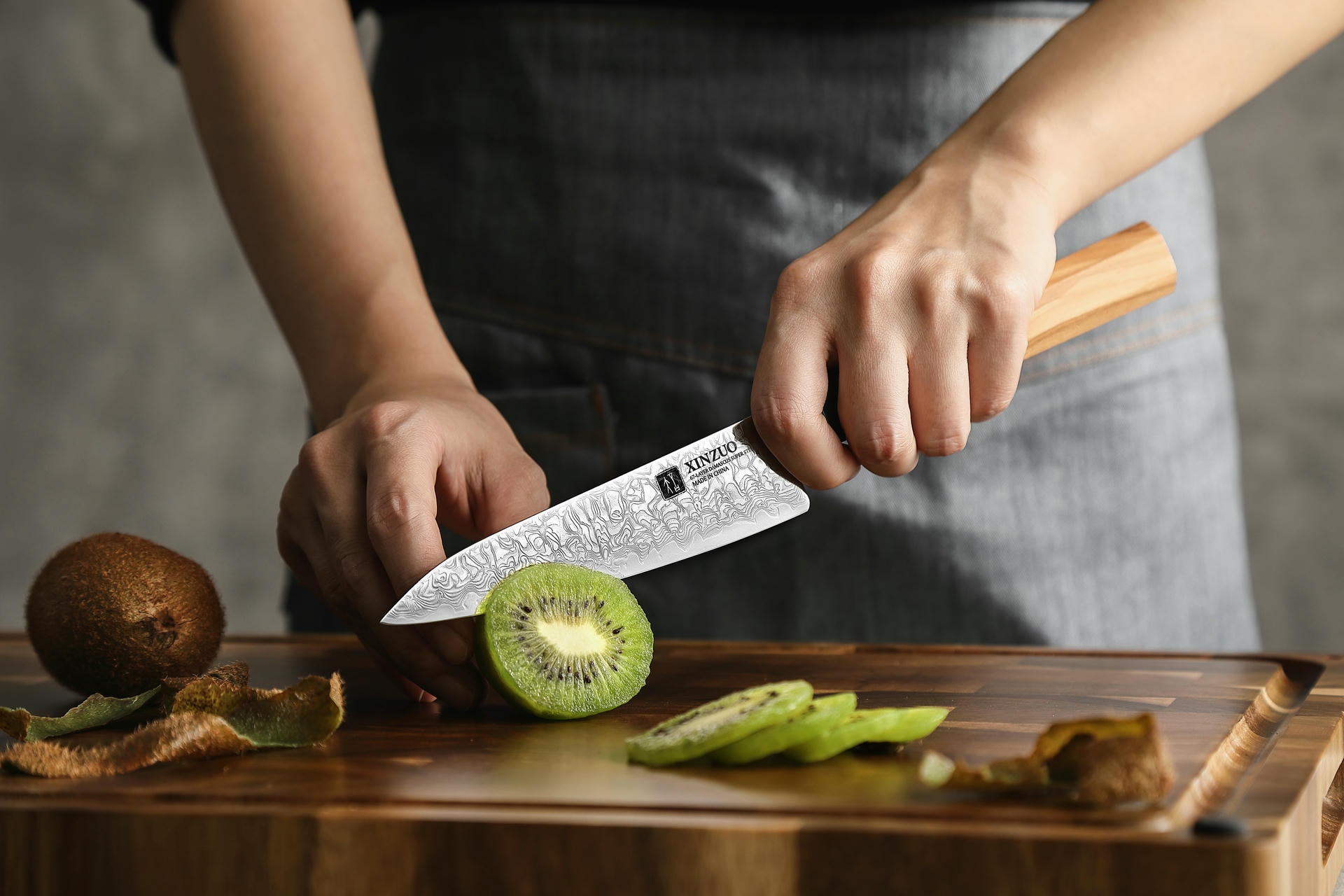Schneiden mit dem Gemüsemesser XinZuo Zhen PM8O