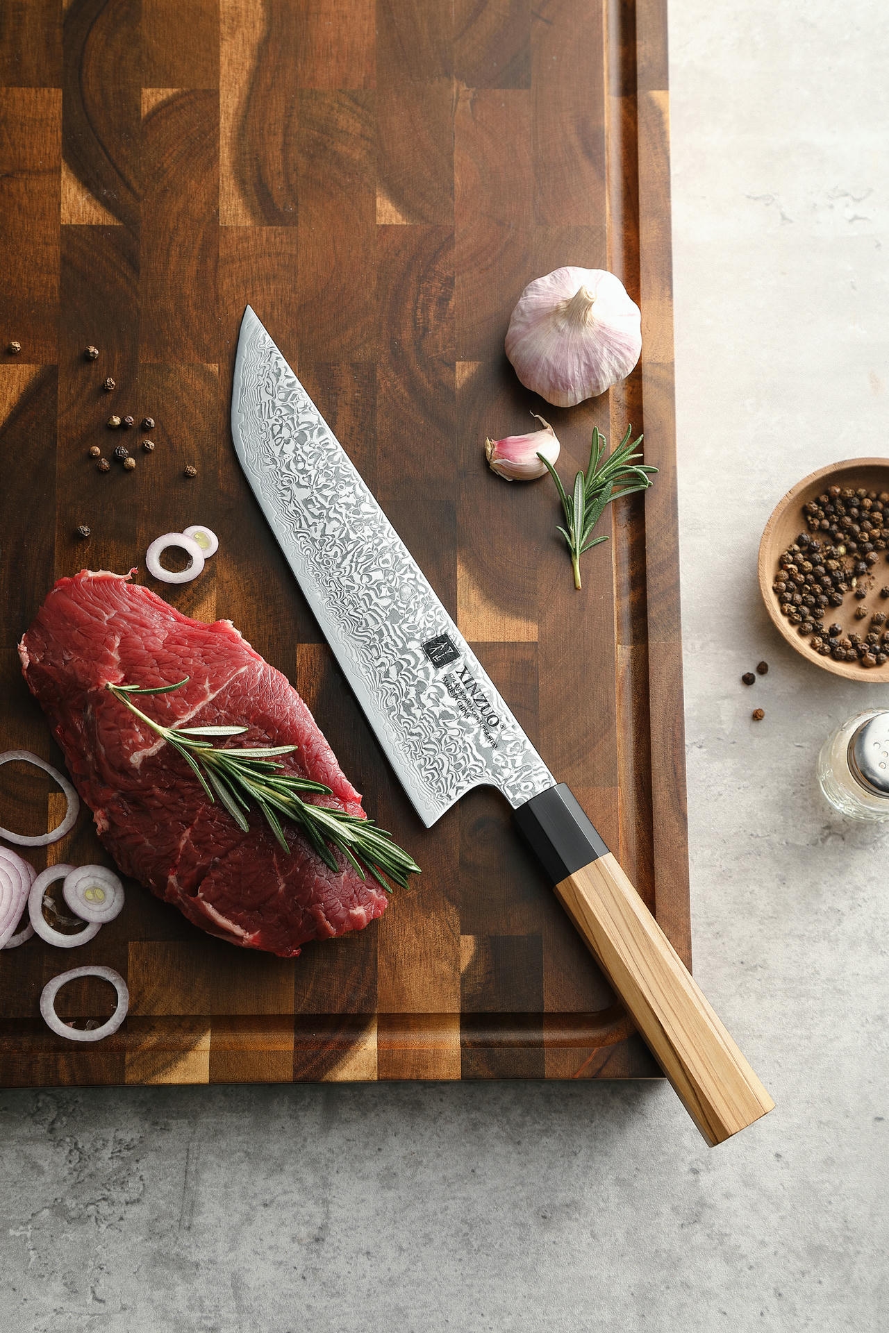Der Griff des Sakimura XinZuo Zhen PM8O