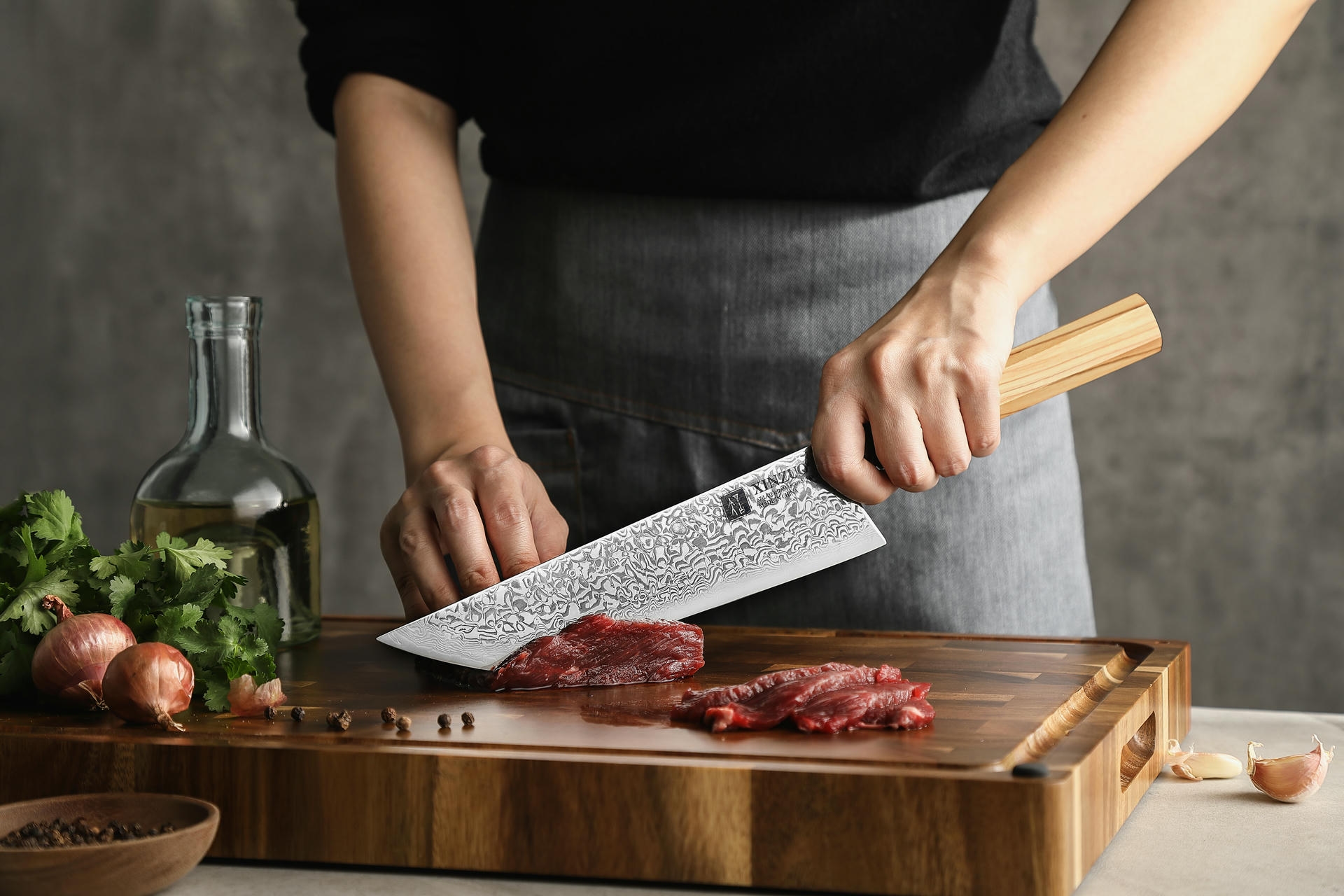 Schneiden mit dem Sakimura XinZuo PM8O