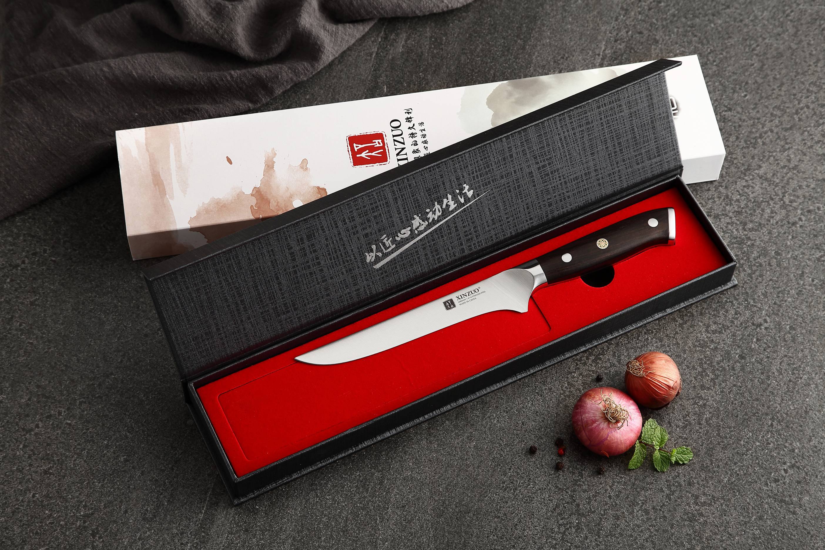 Luxuriöse Geschenkbox Ausbeinmesser XinZuo Yu B13S