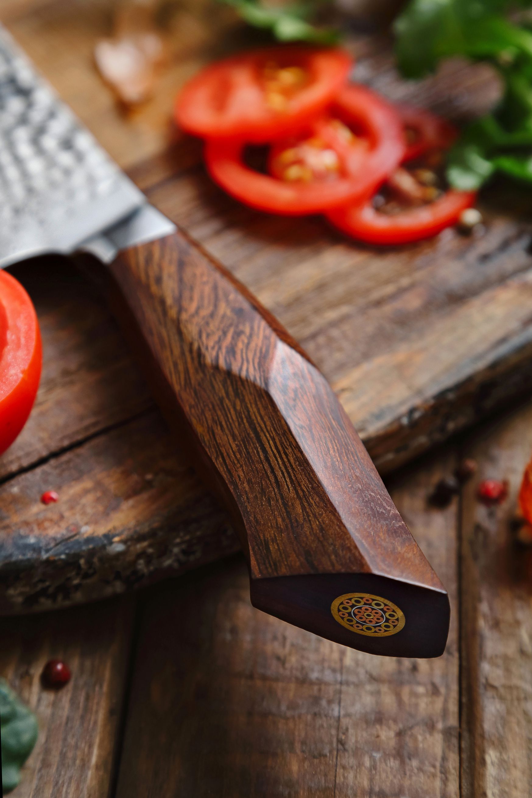 Der Griff des Nakiri-Messers XinZuo Feng B32D