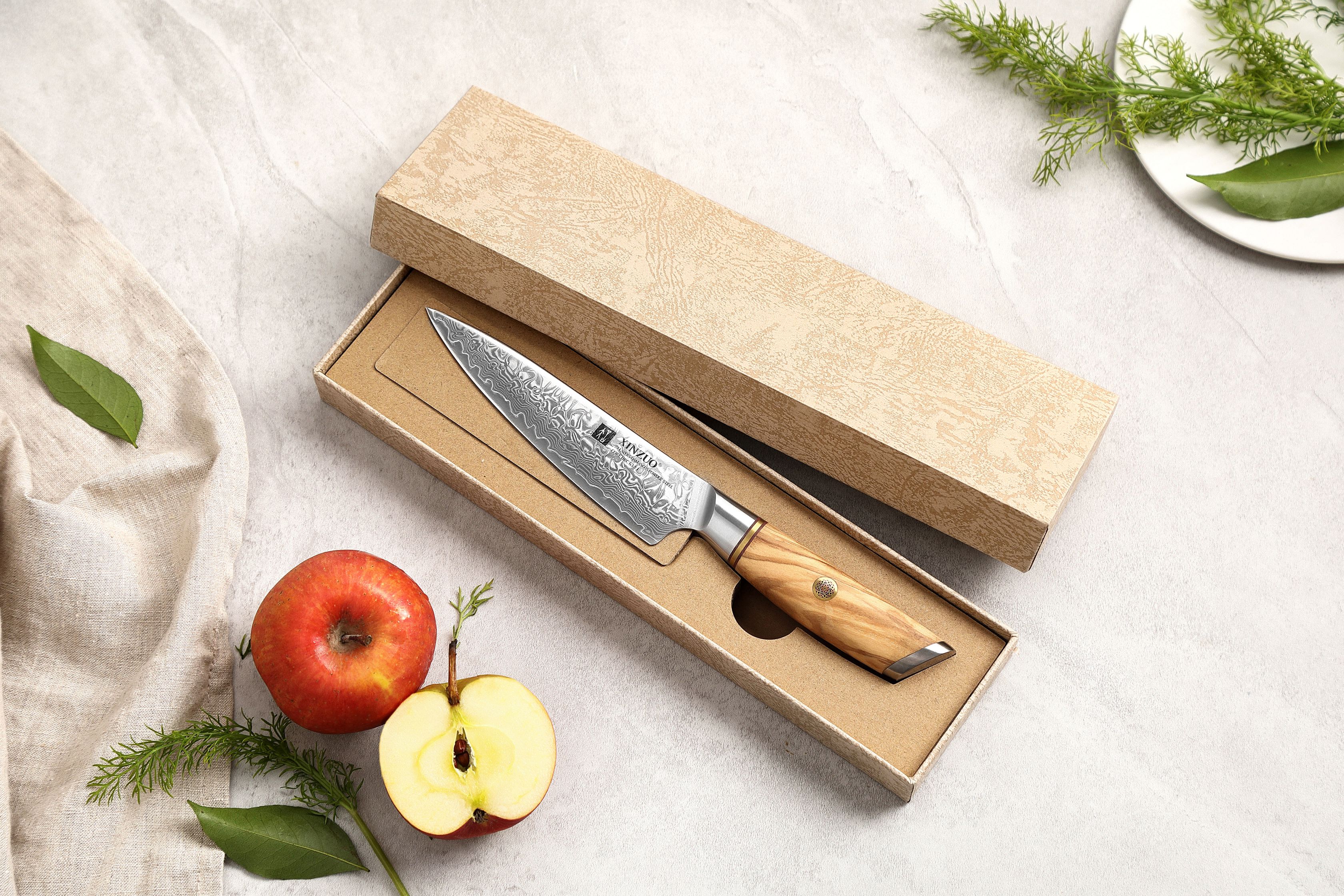Luxuriöse Geschenkbox Gemüsemesser XinZuo Lan B37