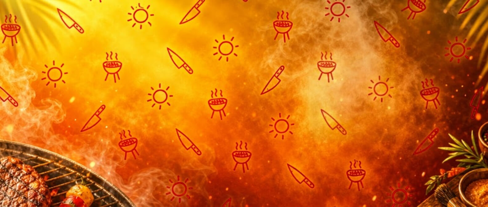 Sommerliche Auswahl an Messersets