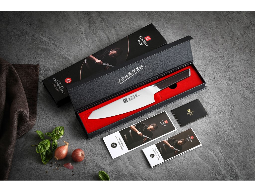 Luxuriöse Geschenkbox Gemüsemesser XinZuo Rui B5 