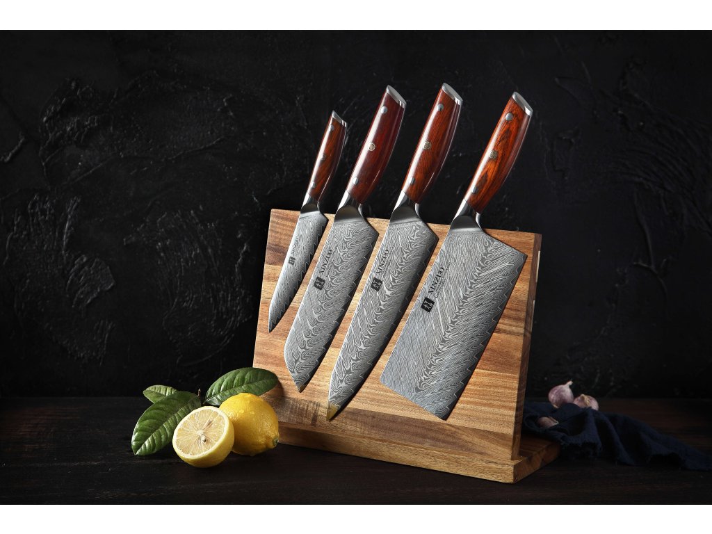 Messerset XinZuo Yi B27 mit Magnet-Messerblock