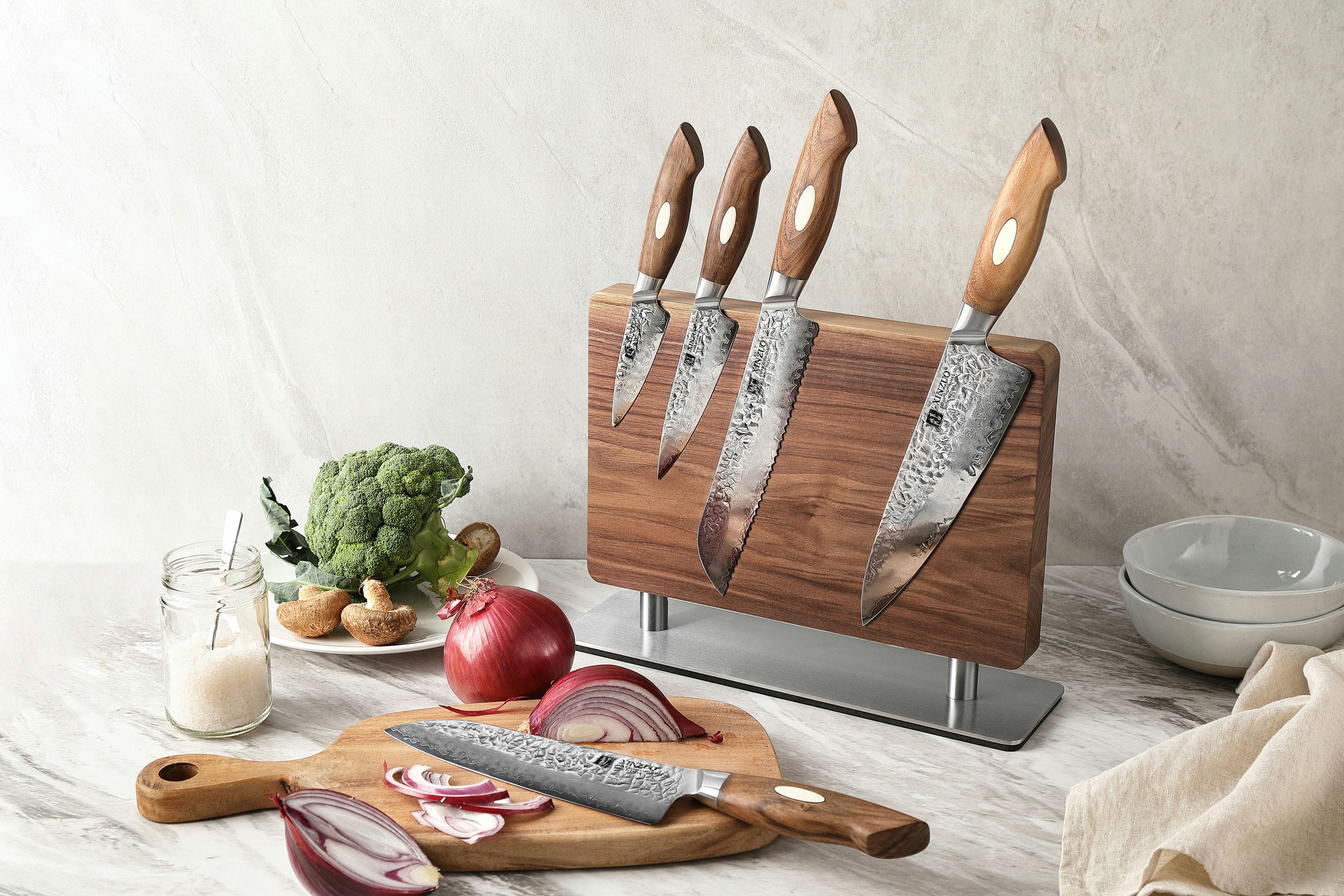 Vorschau der Messer am Meserblock