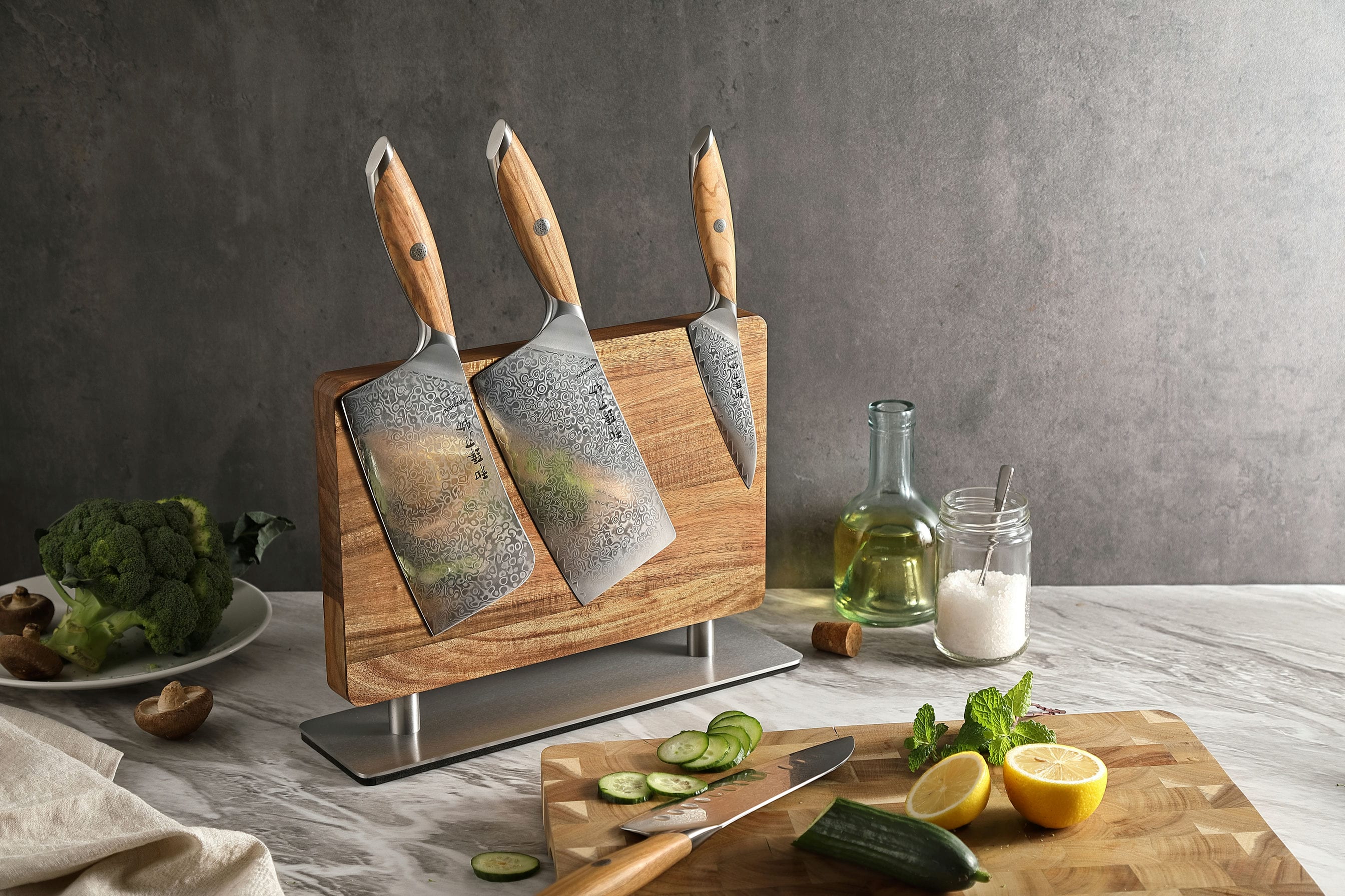 Vorschau der Messer am Meserblock