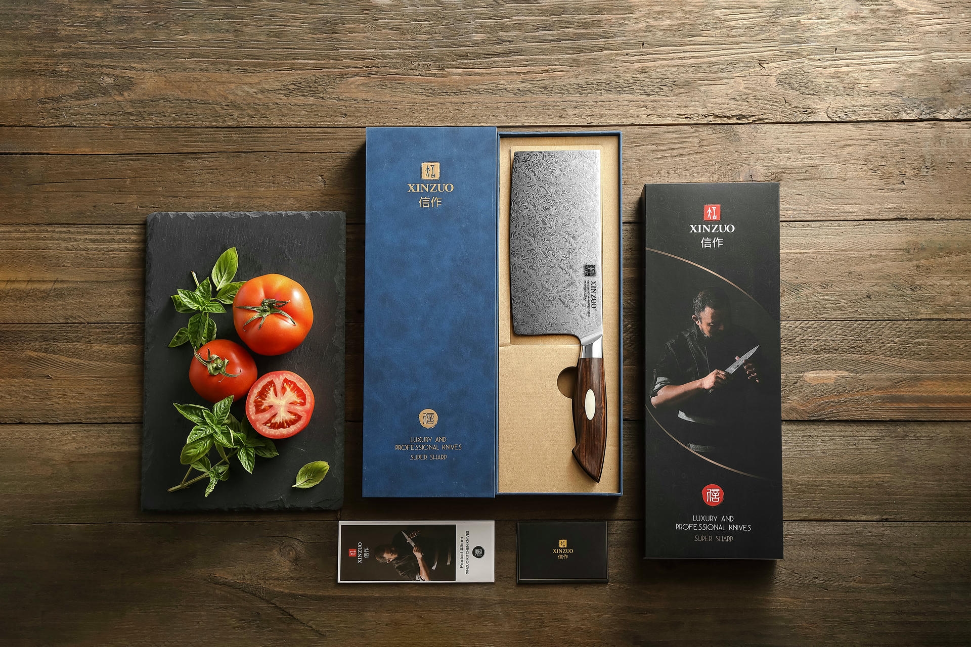 Messer TAO XinZuo Jiang B46D in der Geschenkbox