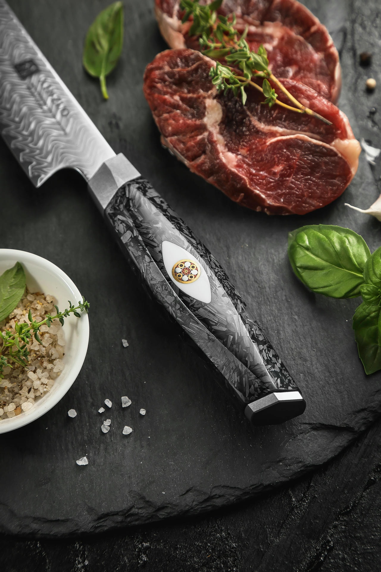 Der Griff des Fleischmessers XinZuo Li X04