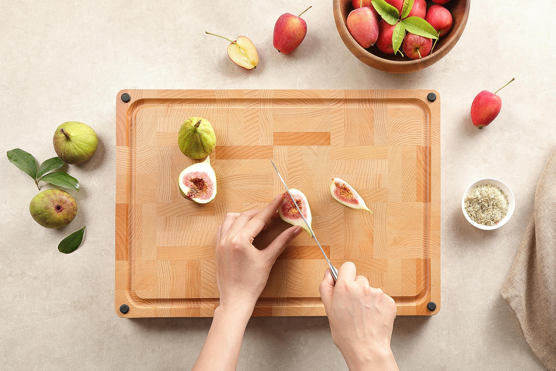 Vorschau des Schneidebretts beim Schneiden