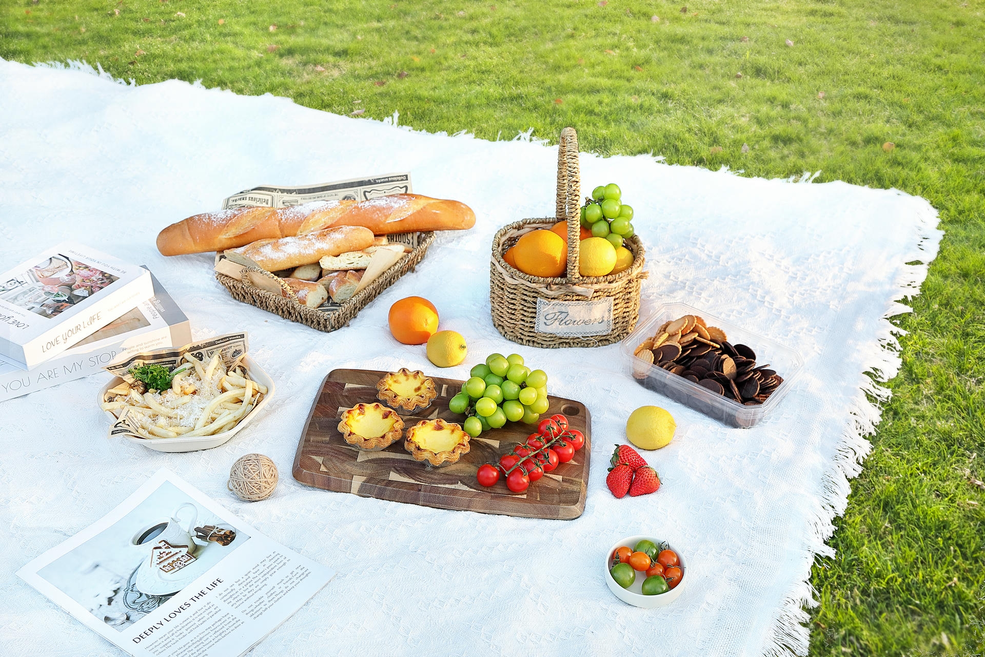 Muster einer Picknick-Tafel