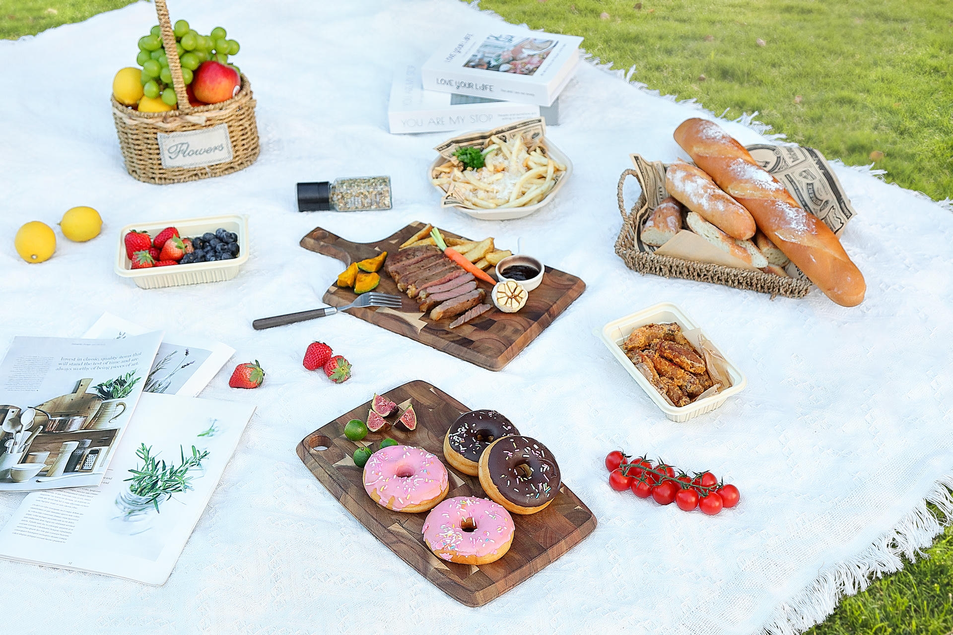 Muster einer Picknick-Tafel