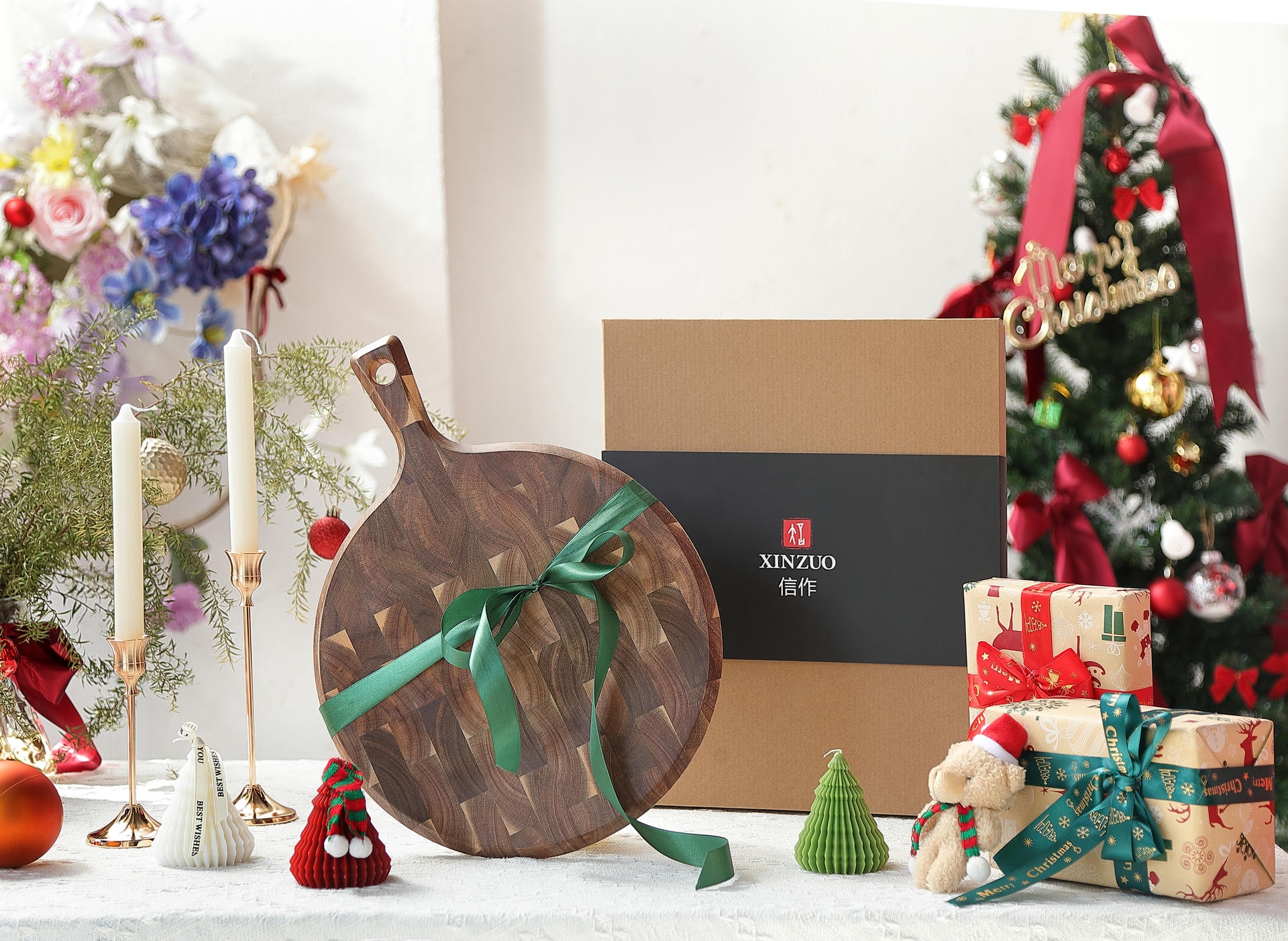 Beispiel der Reinigung eines XinZuo-Schneidebretts