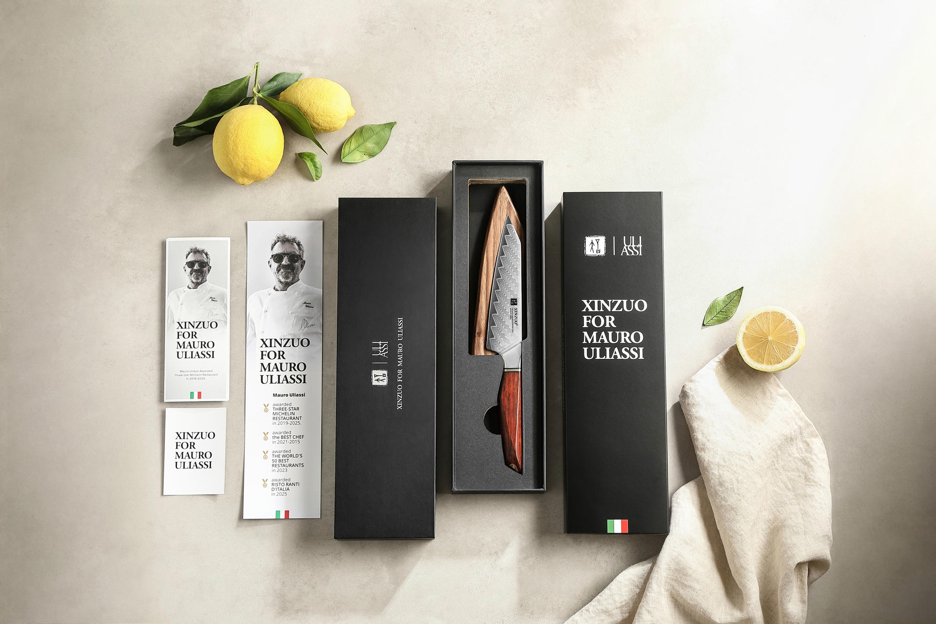 Luxuriöse Geschenkbox Gemüsemessers XinZuo Xing X03