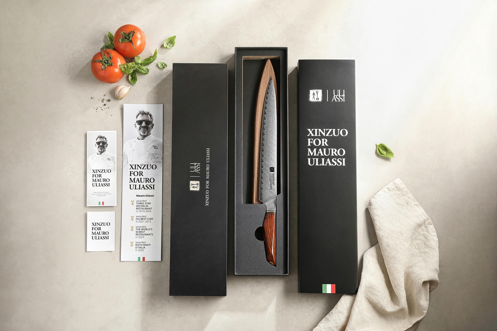 Luxuriöse Geschenkbox Fleischmesser XinZuo Xing X03