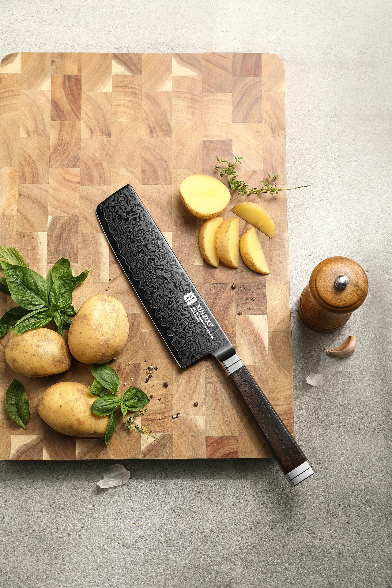 Nakiri Messer XinZuo Ji X08E Griff