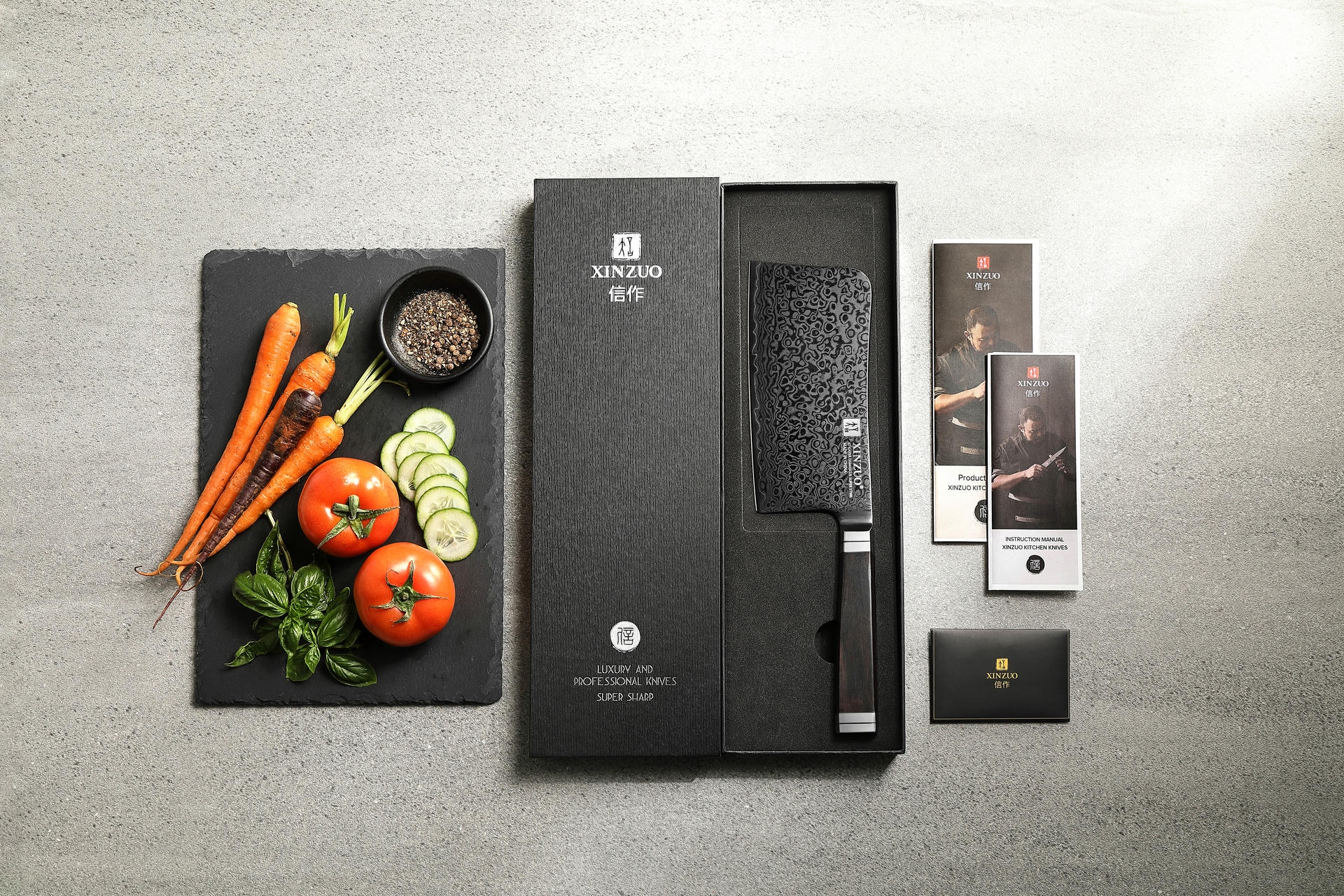 Luxuriöse Geschenkbox Hackmesser XinZuo Ji X08E