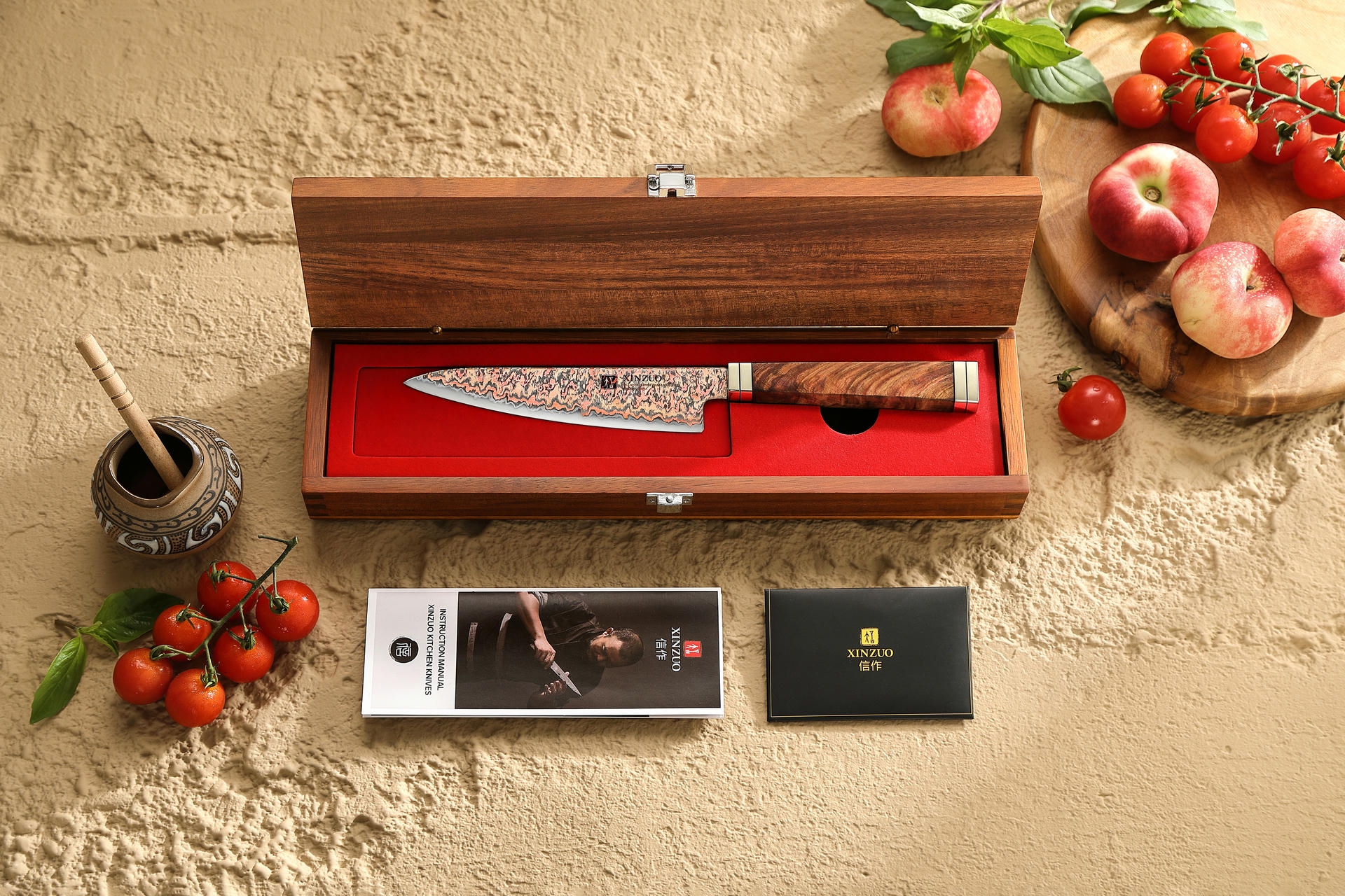 Luxuriöse Geschenkbox Gemüsemesser XinZuo Ji X08C