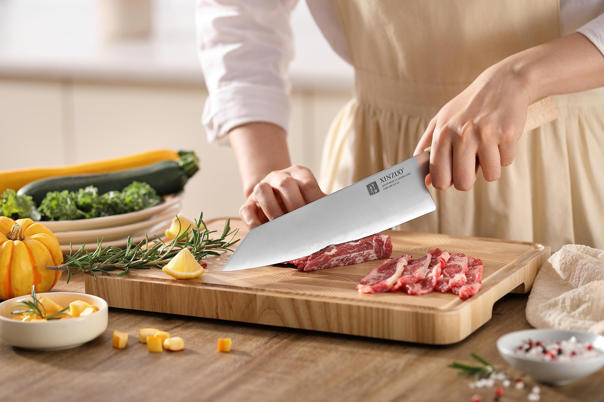 Schneiden mit dem Messer Bunka XinZuo Zhen QE PM8M