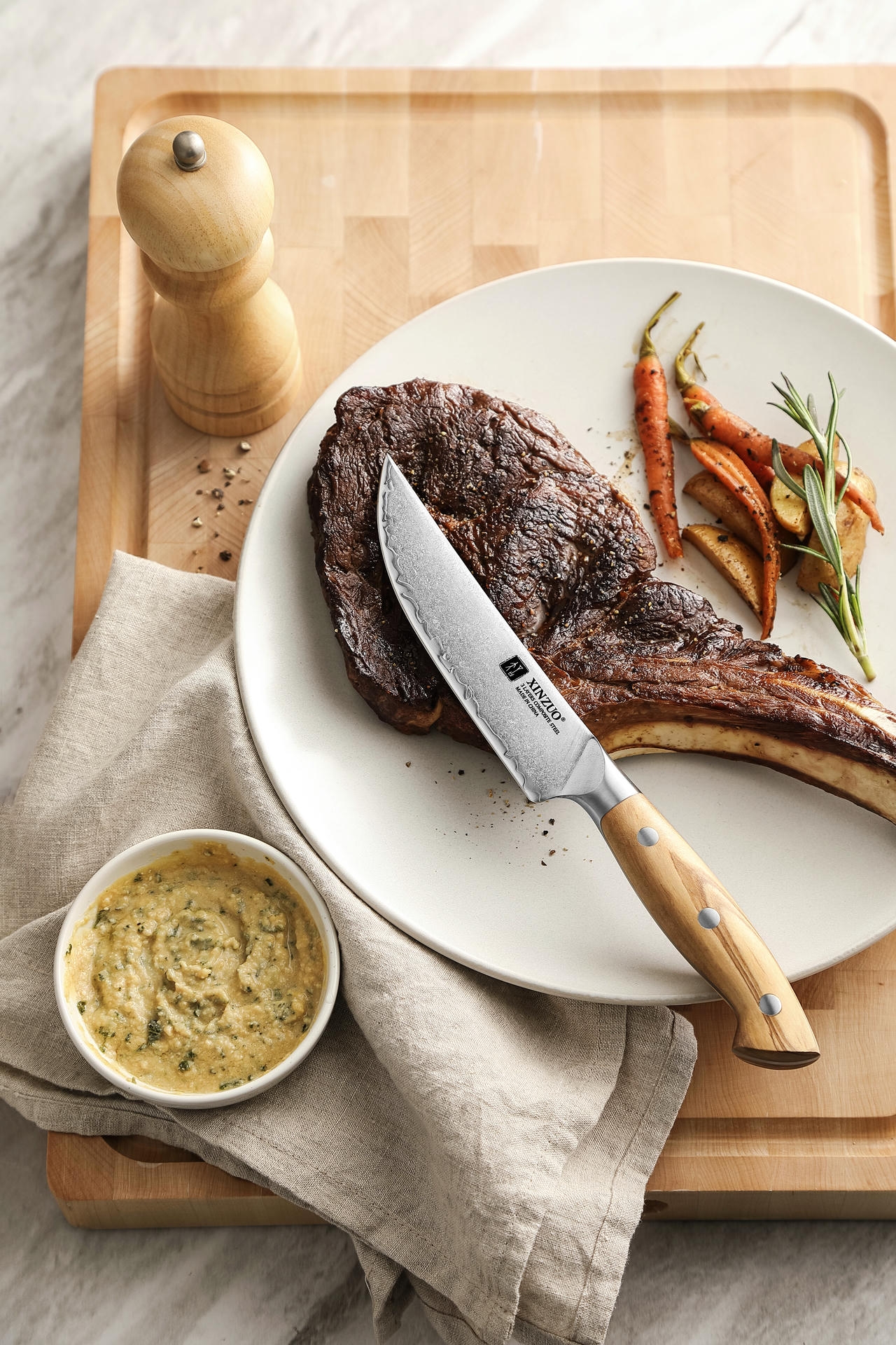 Steakmesser XinZuo Pin X02O Griff