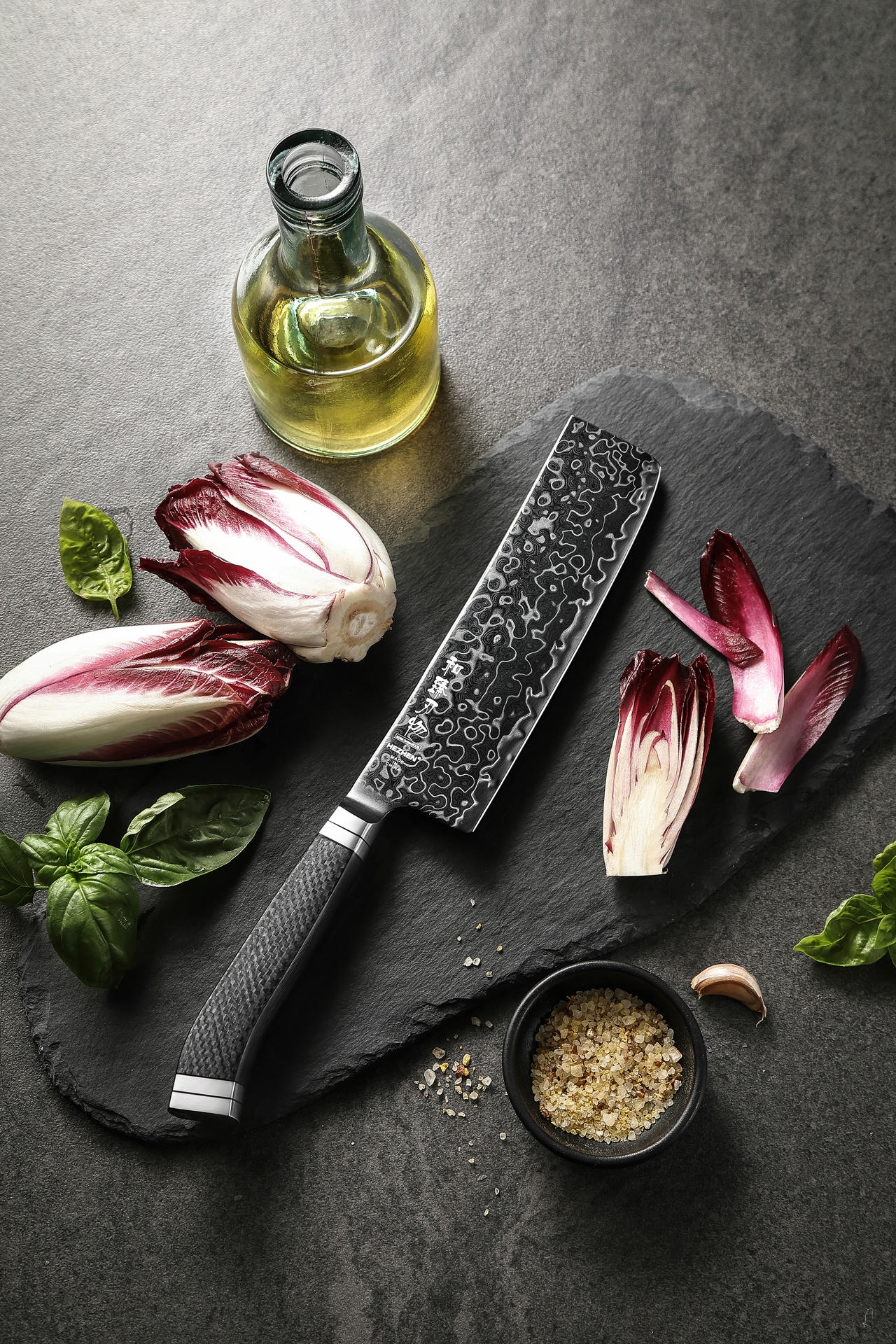 Der Griff des Nakiri-Messers HezHen X10