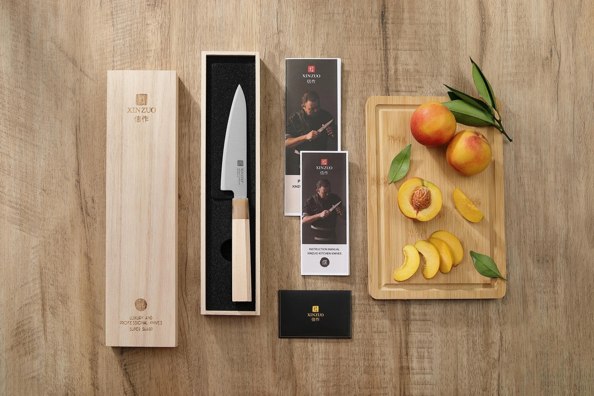 Luxuriöse Geschenkbox Gemüsemesser XinZuo Zhen QE PM8M