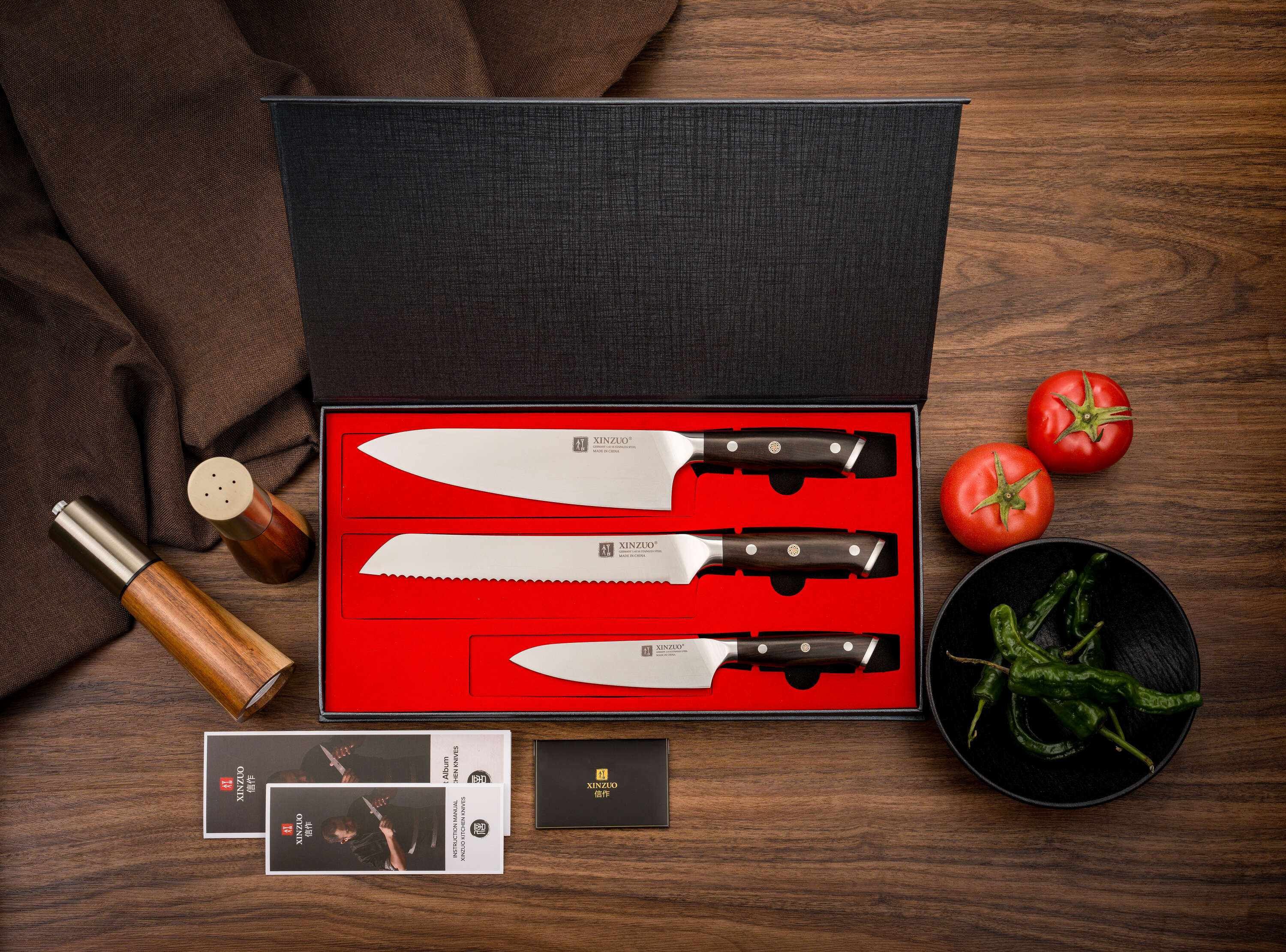 Messerset XinZuo Yi B13S - Luxuriöse Geschenkbox