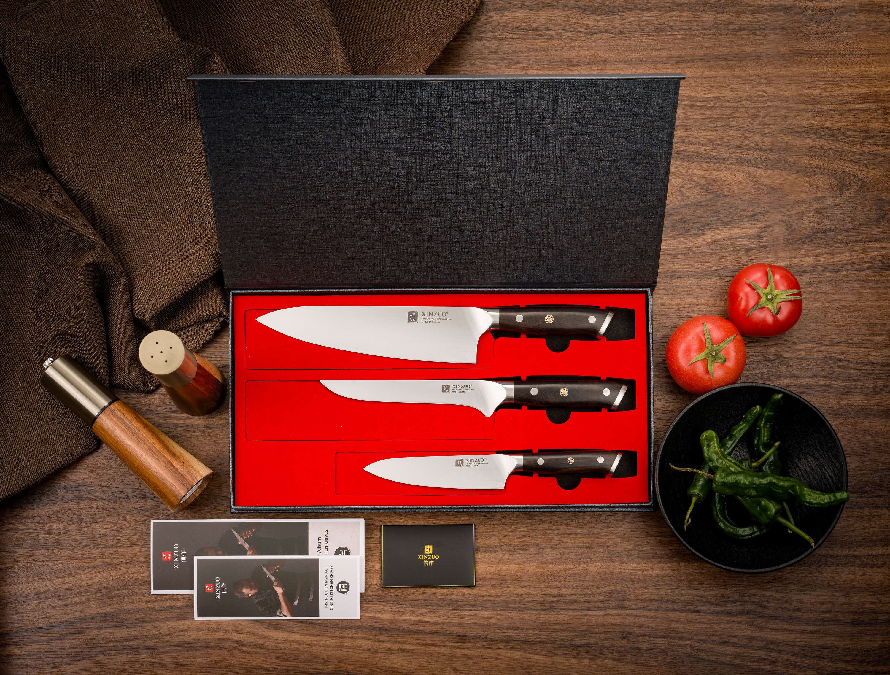 Messerset XinZuo Yi B13S - Luxuriöse Geschenkbox