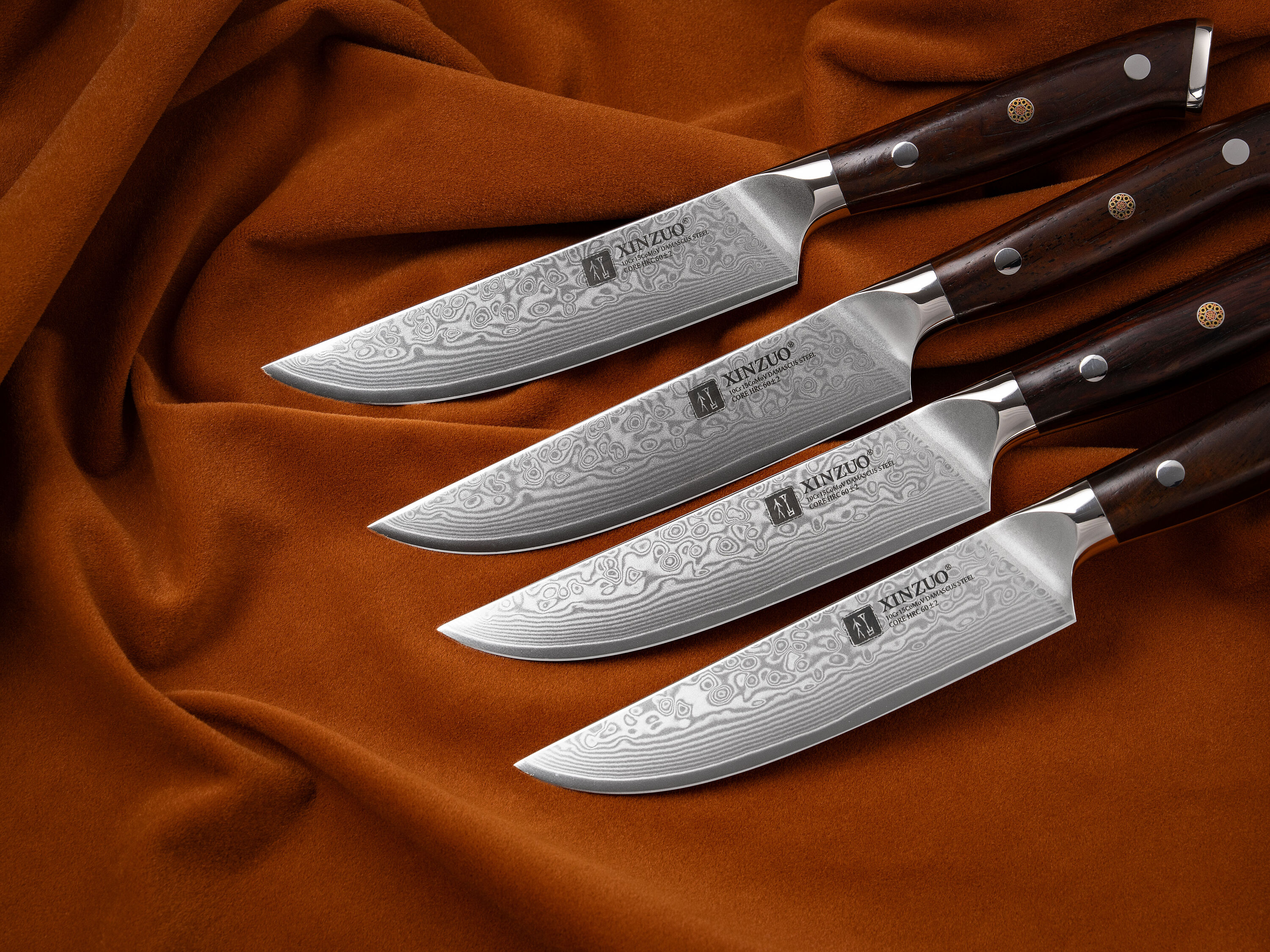 Steakmesserset XinZuo Yu B13R klinge
