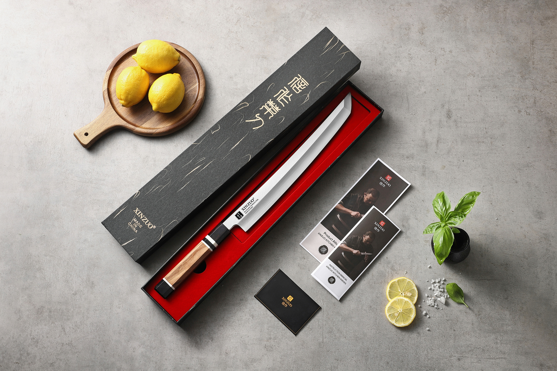 Messer Sakimaru F3S 30 cm in der Geschenkbox