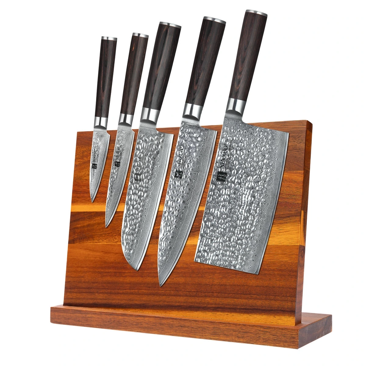 Messerset XinZuo He B1H mit Magnet-Messerblock