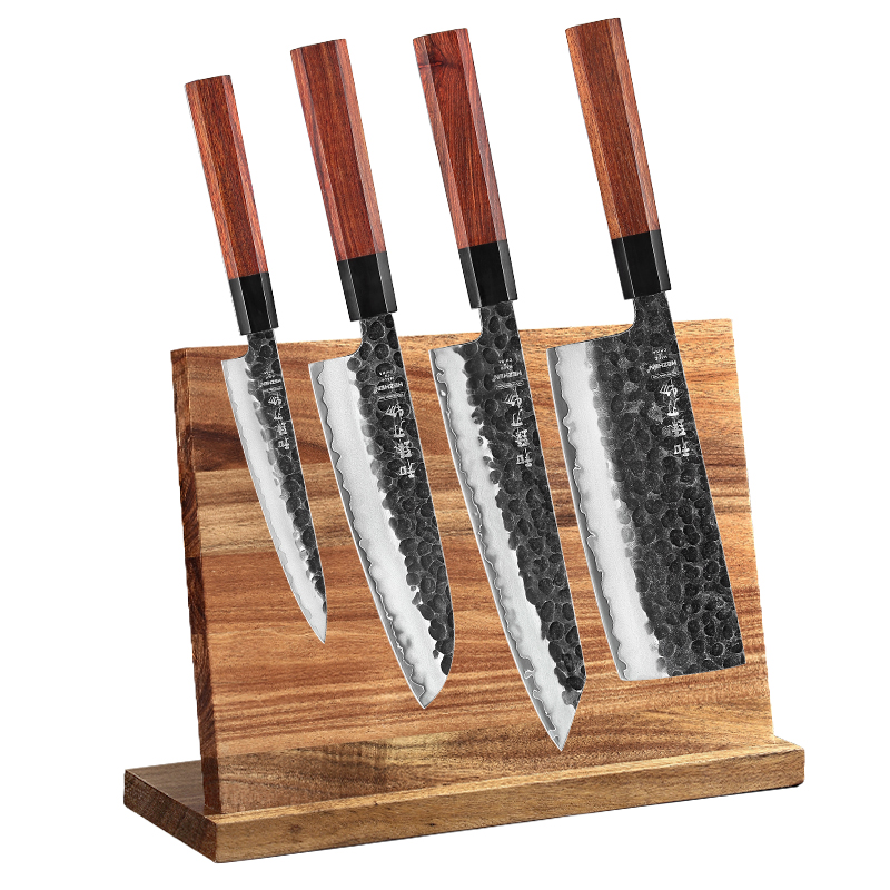 Messerset HezHen PM8S mit Magnet-Messerblock