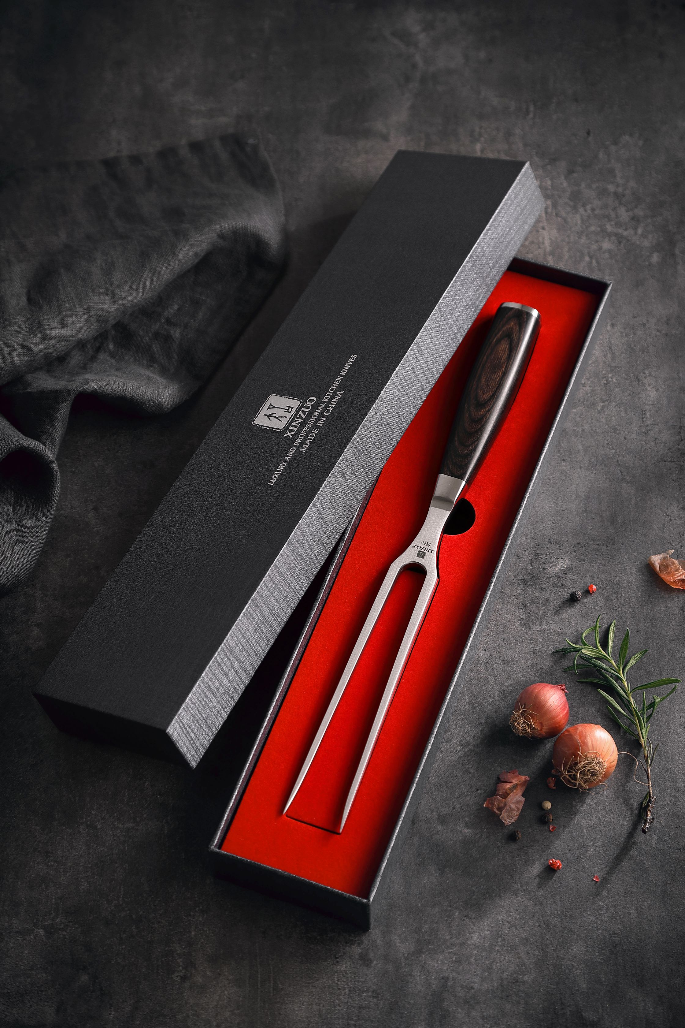 Geschenkverpackung der XinZuo-He B1H-Fleischgabel