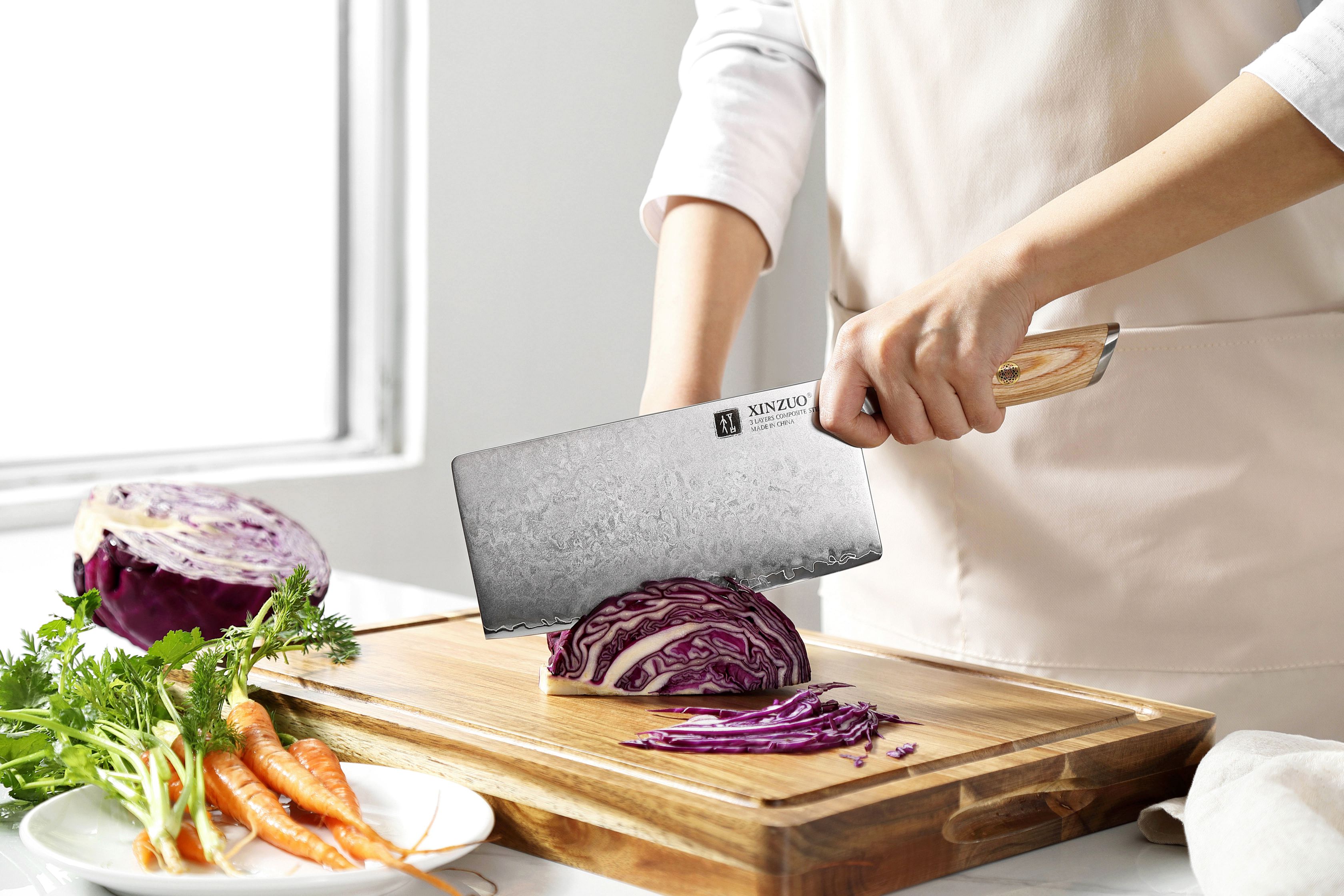 Schneiden mit dem Messer TAO XinZuo Lan B37S