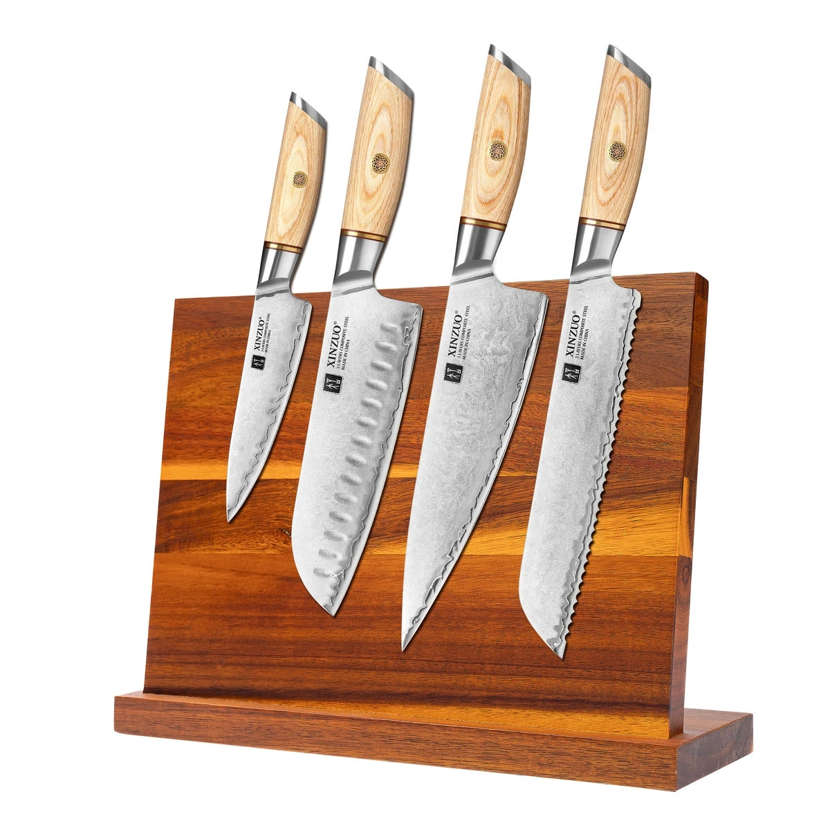 Messerset XinZuo Lan B37S mit Magnet-Messerblock