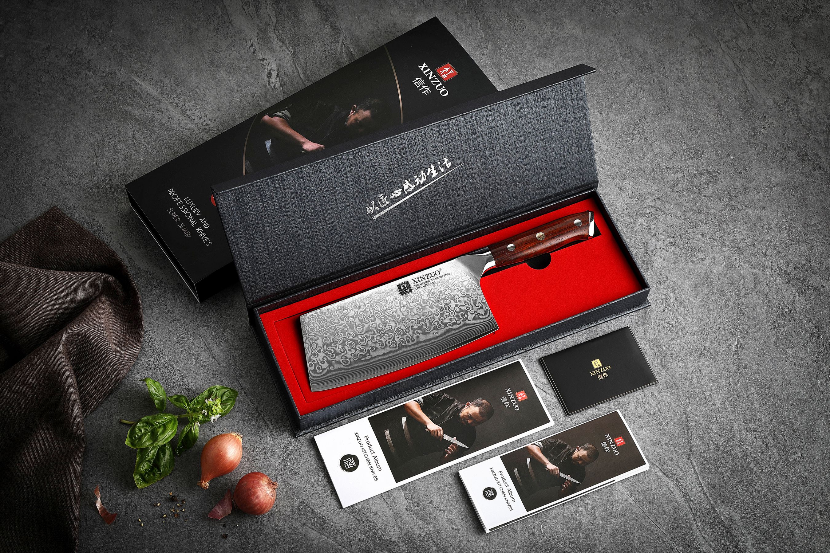 Messer TAO XinZuo Yu B13R in der Geschenkbox